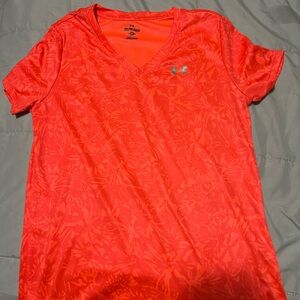 Under Armour Orange Short Sleeve Tee